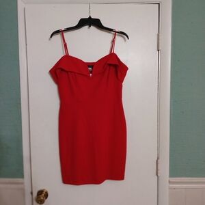 Red Sleeveless Dress